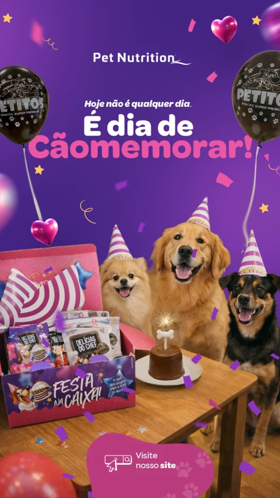 Post criado pela Be Social para a Pet Nutrition